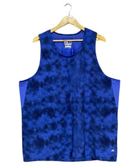 Russell Blue Sport Vest T Shirt  For Men X Large