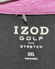 Izod Pink Sport Polo T Shirt  For Men XX Large