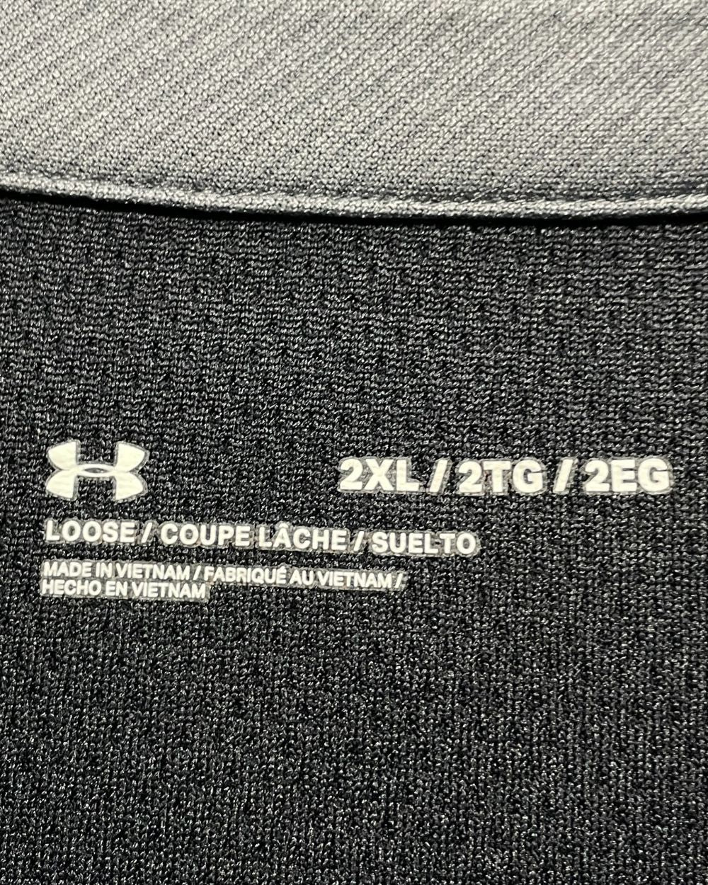 Under Armour Black Sport Polo T Shirt  For Men XX Large