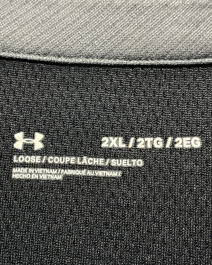 Under Armour Black Sport Polo T Shirt  For Men XX Large