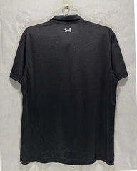 Under Armour Black Sport Polo T Shirt  For Men XX Large
