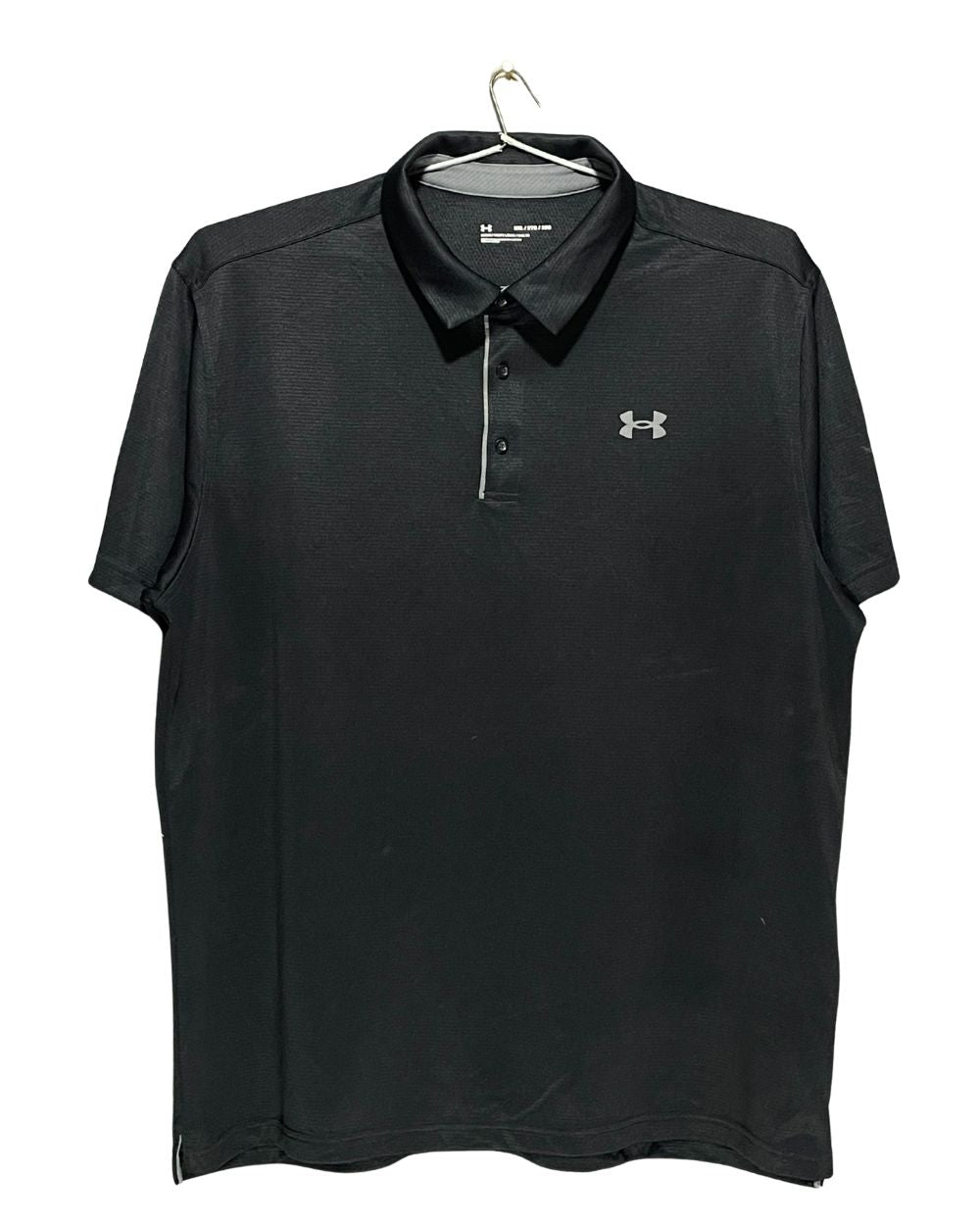 Under Armour Black Sport Polo T Shirt  For Men XX Large