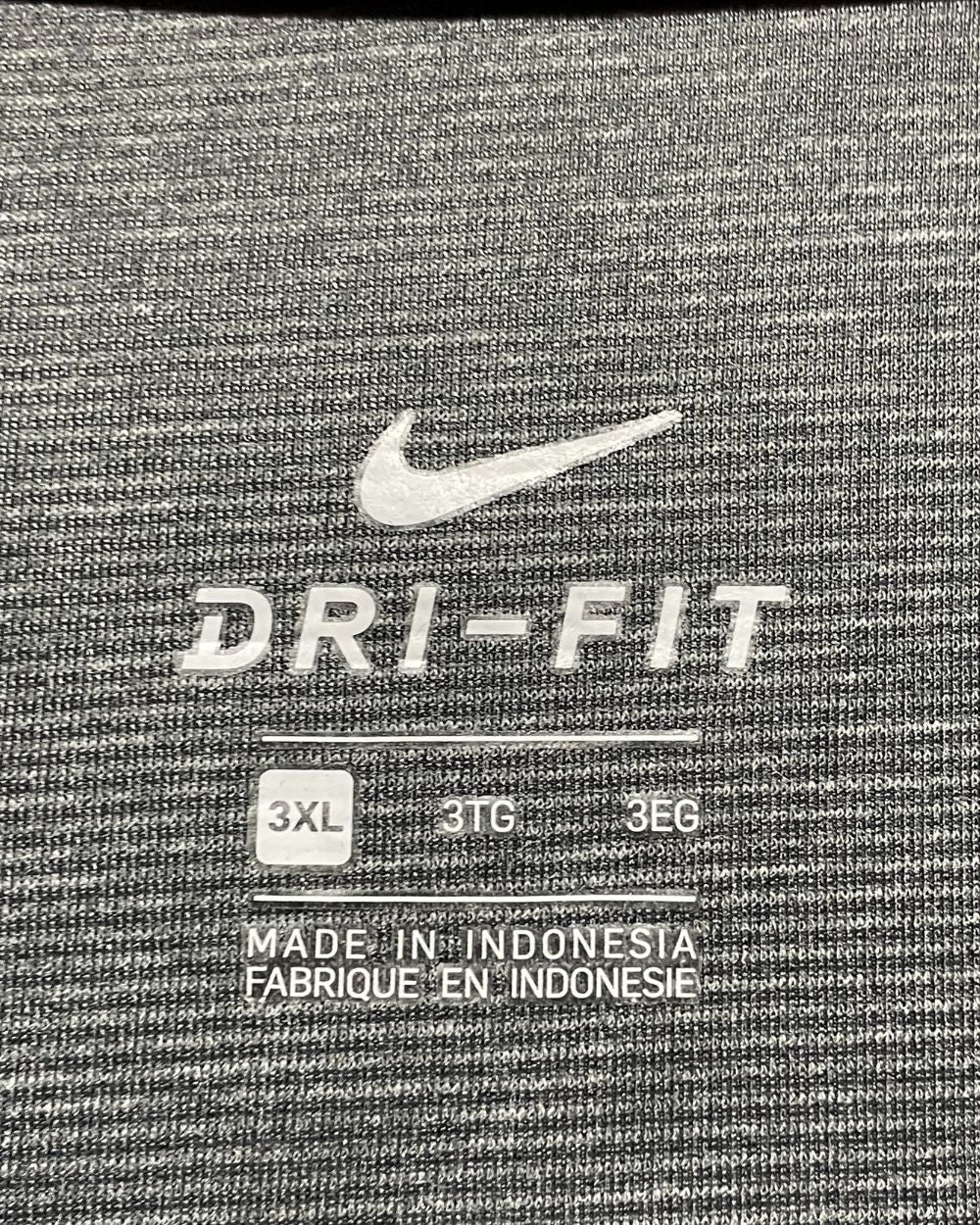 Nike  Gray Sport Polo T Shirt  For Men XL