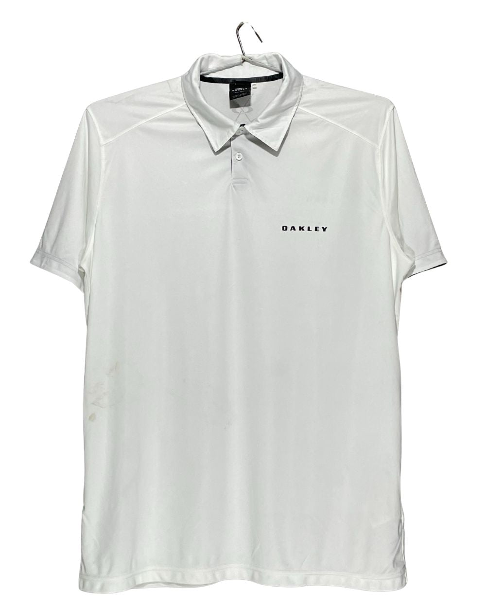 Oakley White Sport Polo T Shirt  For Men XL
