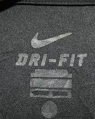 Nike Black Sport Polo T Shirt  For Men Large