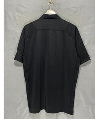 Nike Black Sport Polo T Shirt  For Men Large
