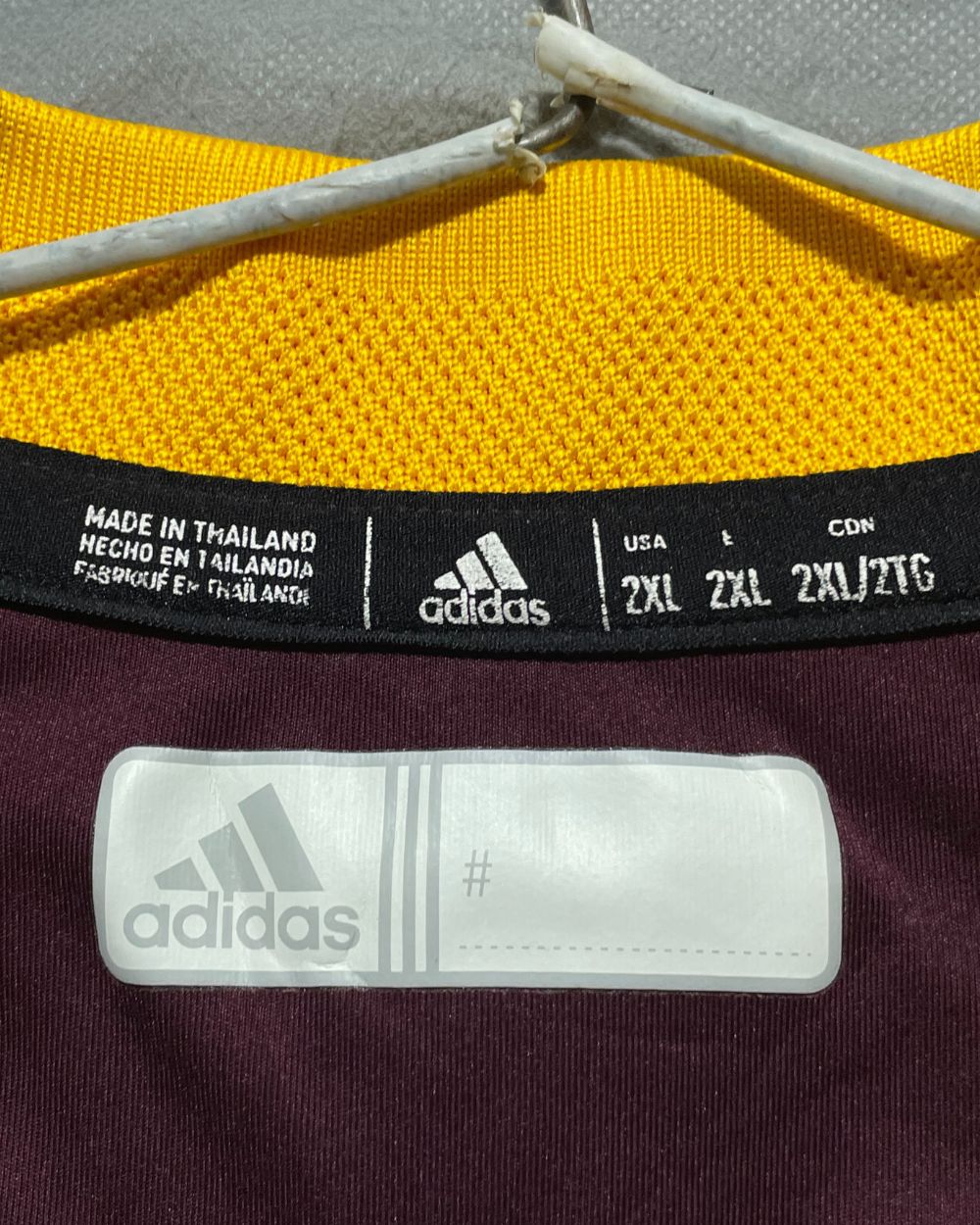 Adidas Maroon Sport Polo T Shirt  For Men XX Large