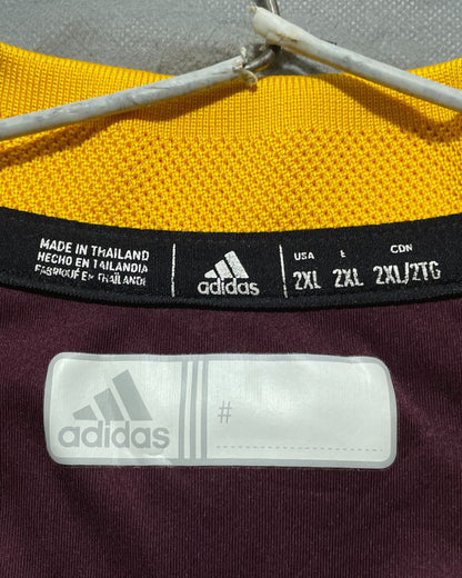 Adidas Maroon Sport Polo T Shirt  For Men XX Large