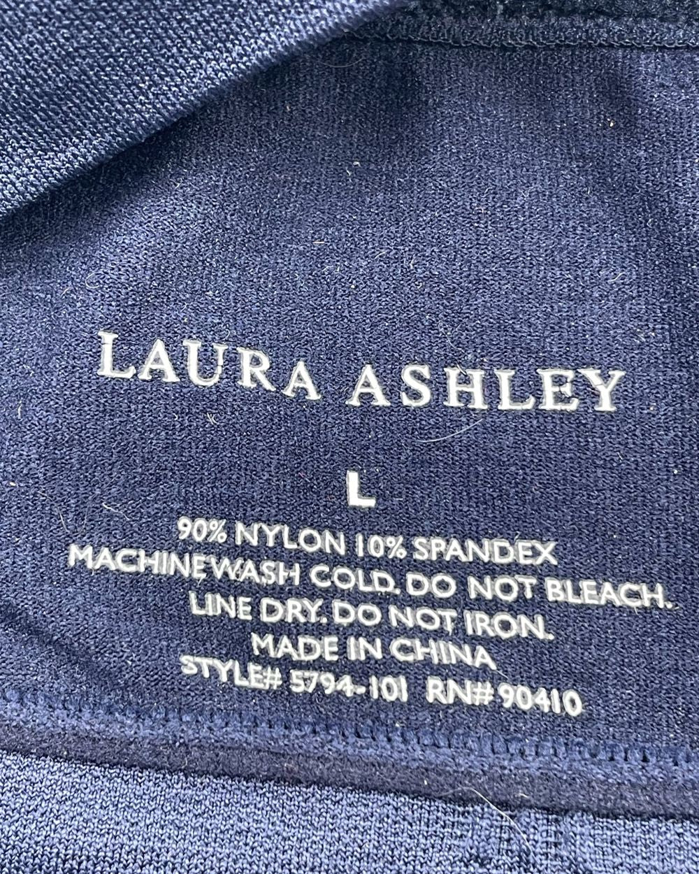 Laura Ashley Blue Sport Bra For Women Large