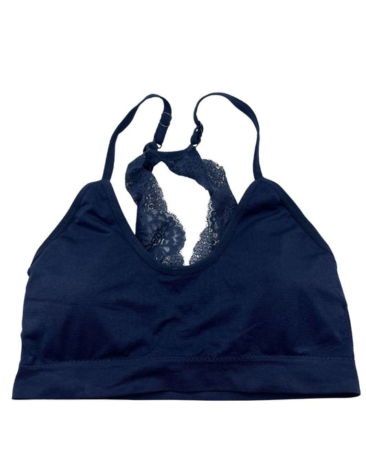 Laura Ashley Blue Sport Bra For Women Large