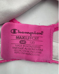 Champion Pink  Sport Bra For Women Medium
