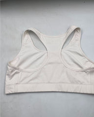 Nike Pro White Sport Bra For Women Large