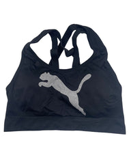 Puma Black Sport Bra For Women Medium
