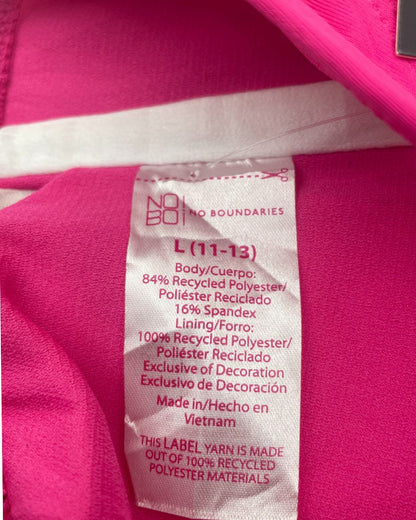 No Boundaries Pink Sport Bra For Women Large