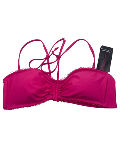 No Boundaries Pink Sport Bra For Women Large