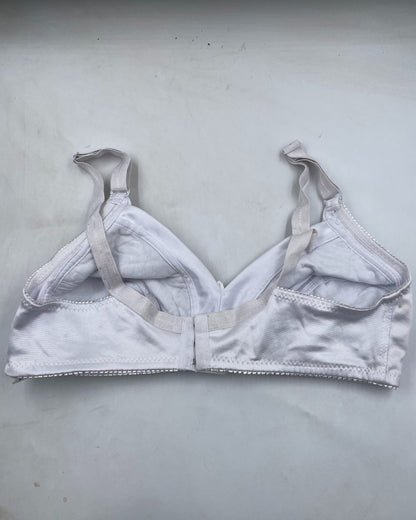 Lacy White Sport Bra For Women X Large