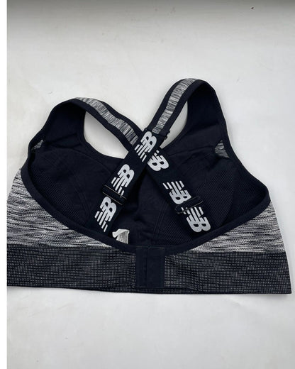 New Balance Gray  Sport Bra For Women X Large