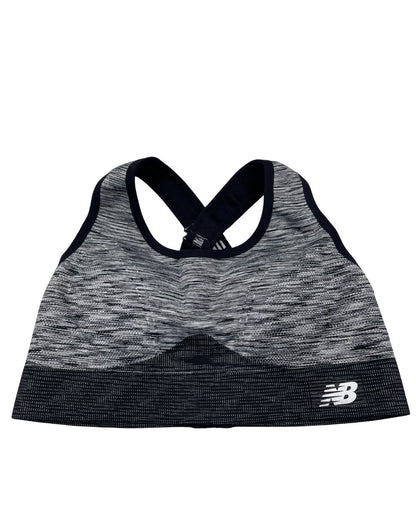 New Balance Gray  Sport Bra For Women X Large