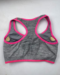 Danskin Now Gray Sport Bra For Women Medium
