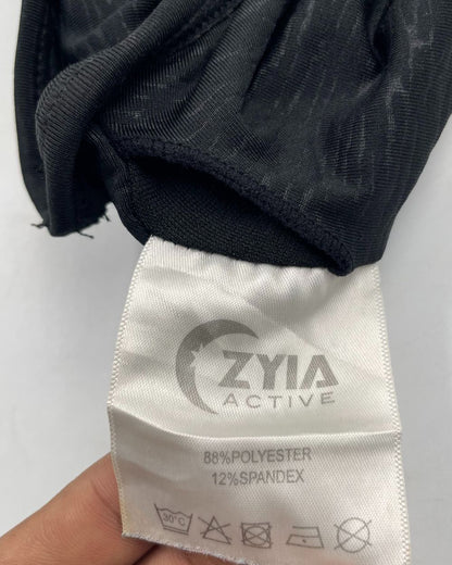 Zyia Black Sport Bra For Women Large