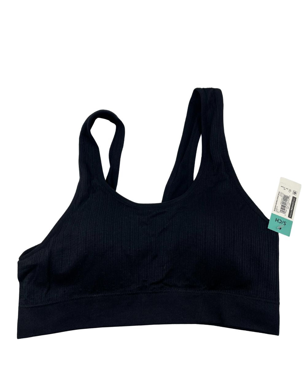 No Boundaries Black Sport Bra For Women Small