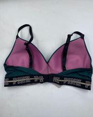 Pink Green Sport Bra For Women Large