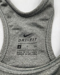 Nike Gray Sport Bra For Women Small