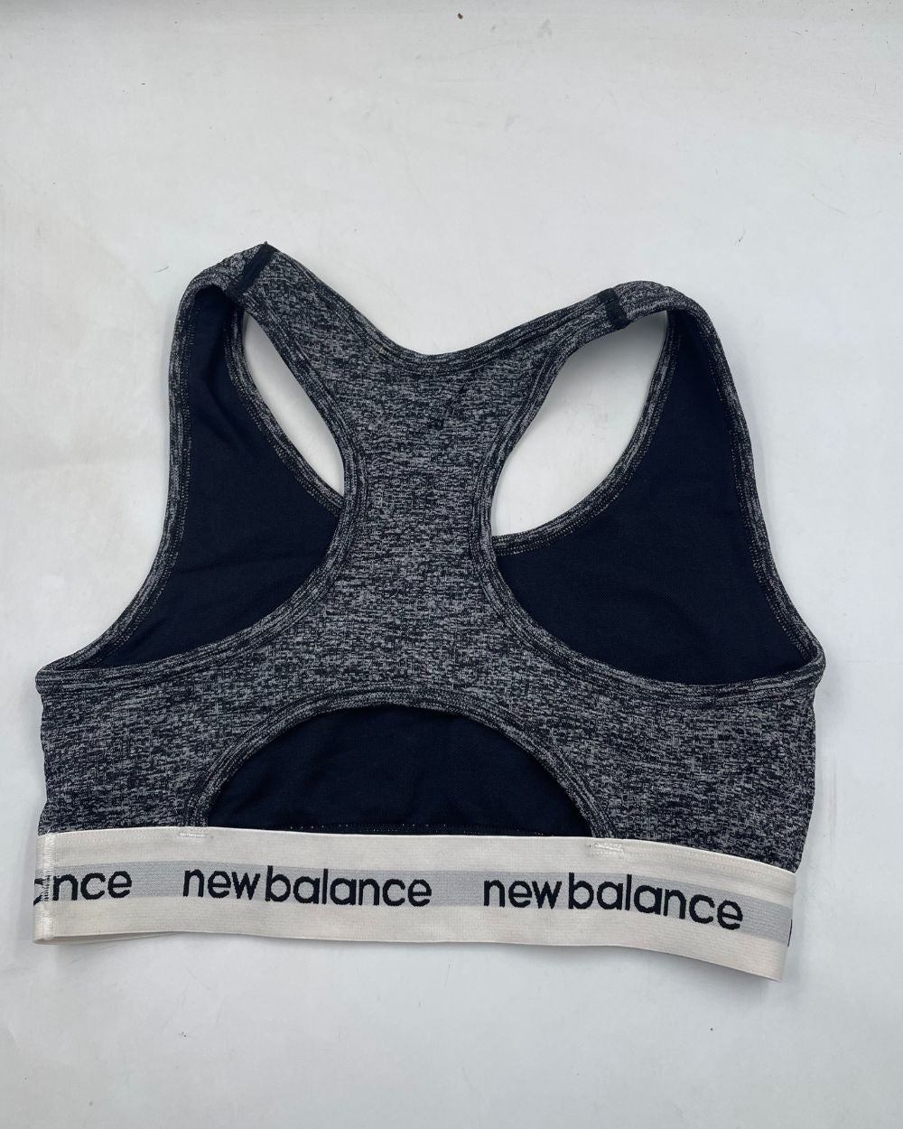 New Balance Gray Sport Bra For Women Medium