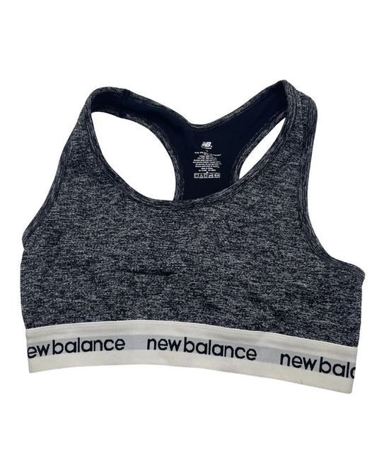 New Balance Gray Sport Bra For Women Medium
