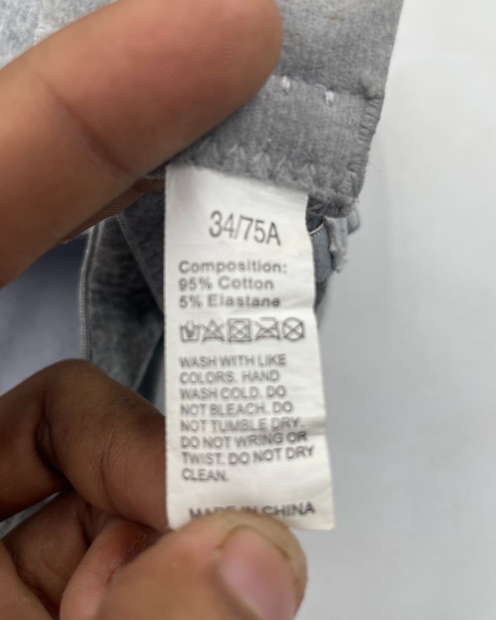 Thrift Hub Gray Sport Bra For Women Medium