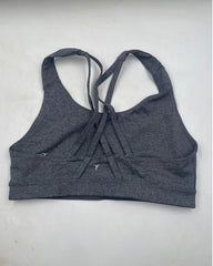 Old Navy Gray Sport Bra For Women Medium