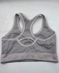 Puma Gray Sport Bra For Women Large