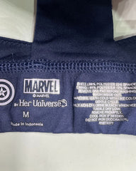 Marvel Blue Sport Bra For Women Medium