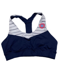 Marvel Blue Sport Bra For Women Medium