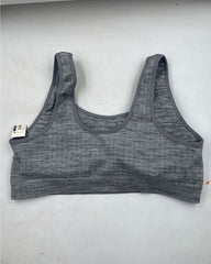 No Boundaries Gray  Sport Bra For Women X Large