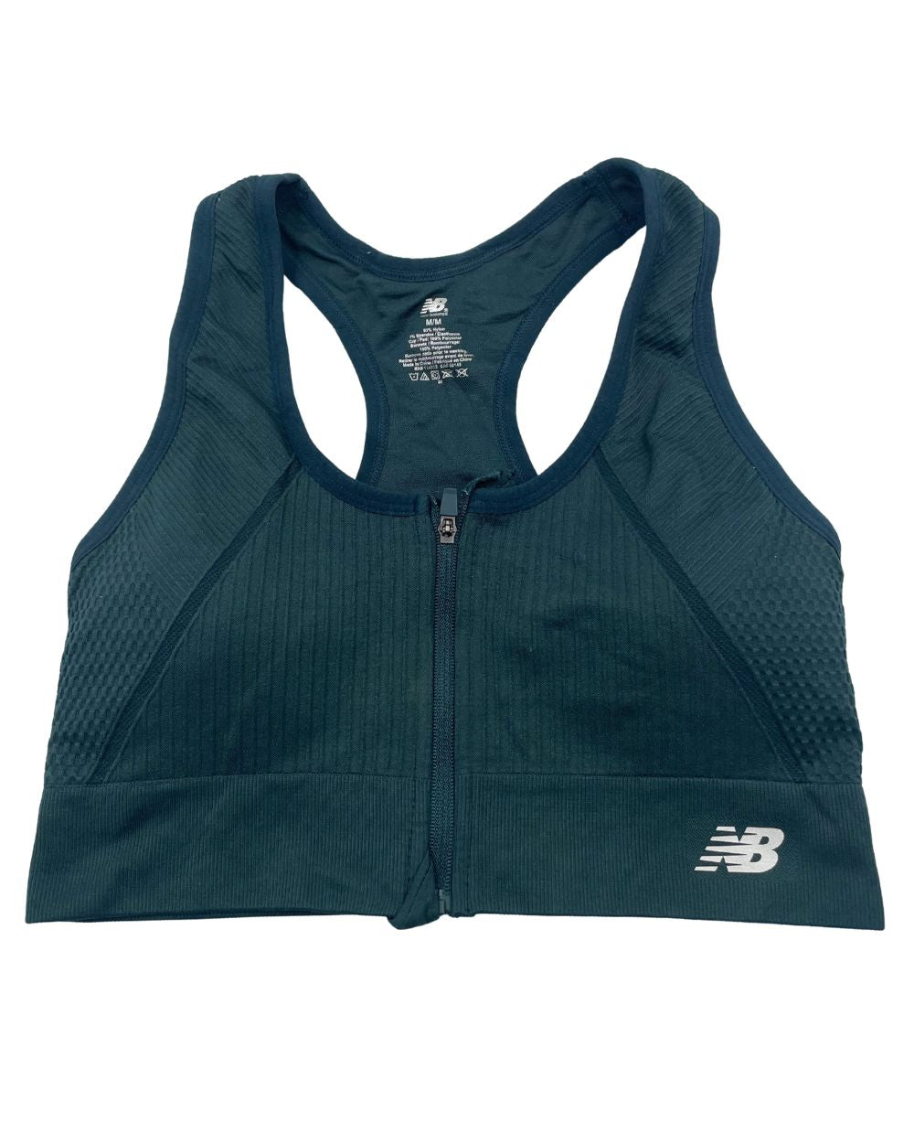 New Balance Green Sport Bra For Women Medium