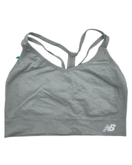New Balance Gray Sport Bra For Women Large