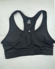 Reebok Black Sport Bra For Women Medium