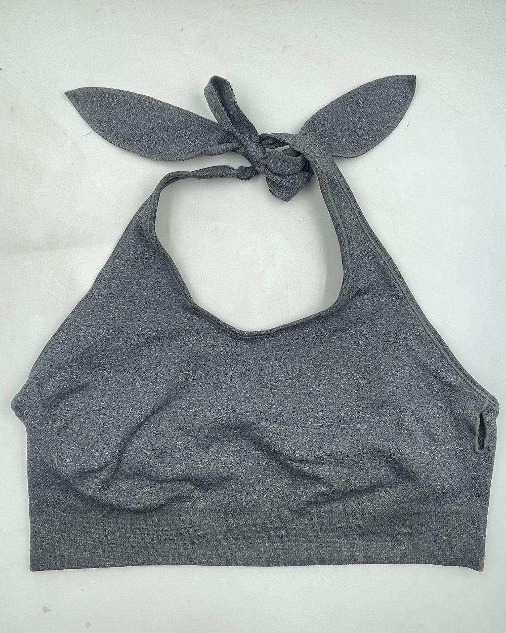 Puma Gray Sport Bra For Women Large