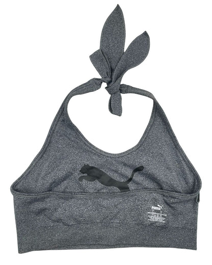 Puma Gray Sport Bra For Women Large