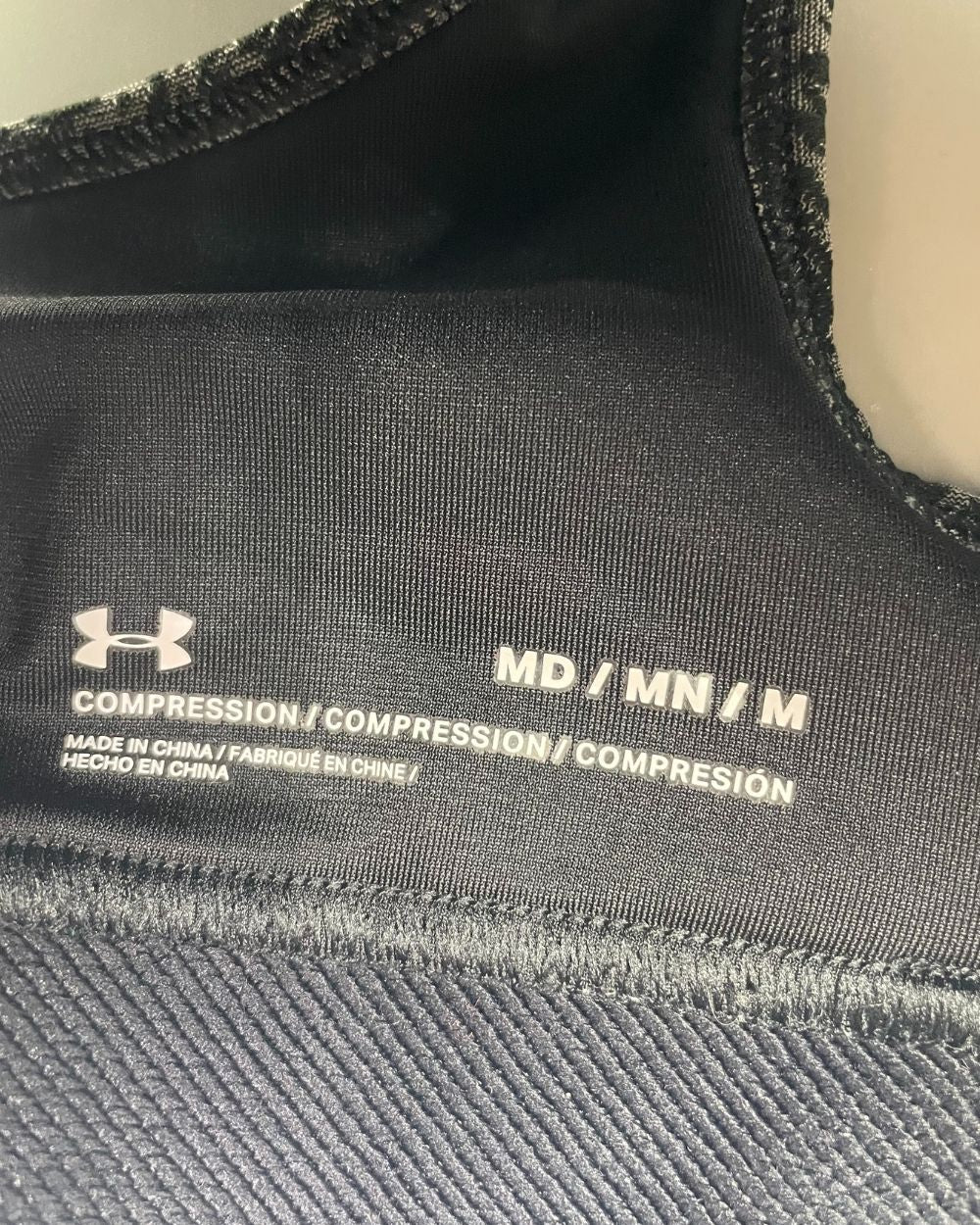 Under Armour Gray Sport Bra For Women Medium