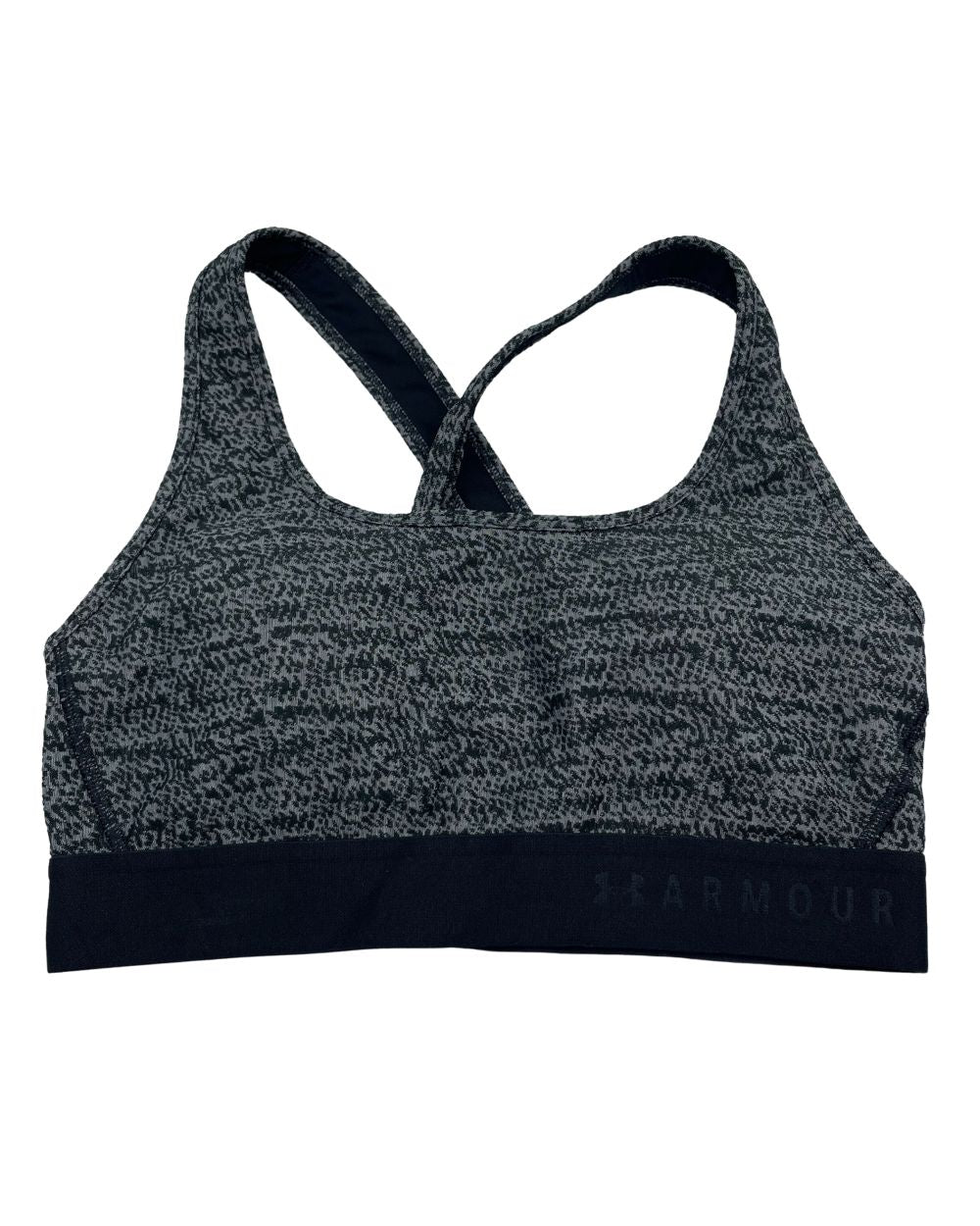 Under Armour Gray Sport Bra For Women Medium