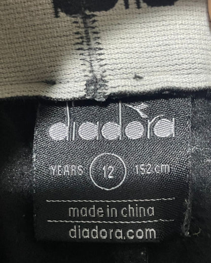Diadora Black Sport Trouser For Men Small