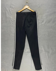 Adidas Black Sport Trouser For Men Small