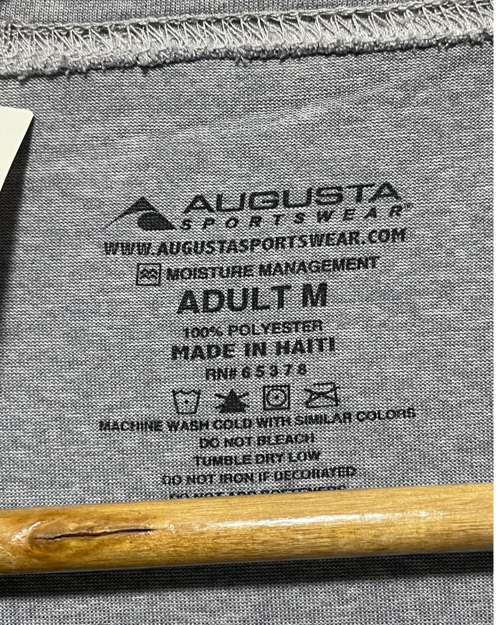 Augusta Gray Sport T Shirt  For Men Medium