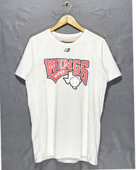 New Balance White Sport T Shirt  For Men Large