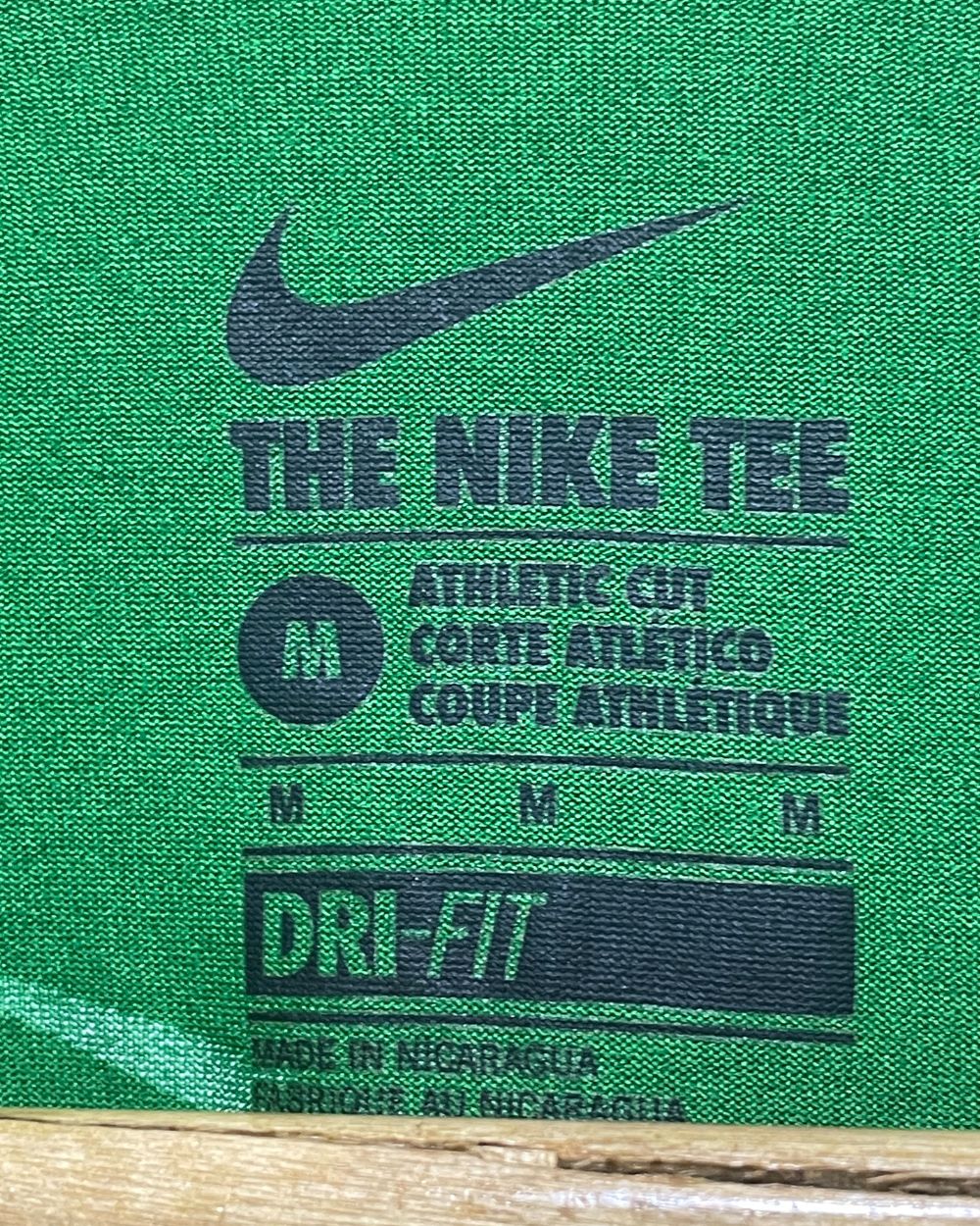 Nike Green Sport T Shirt  For Men Medium