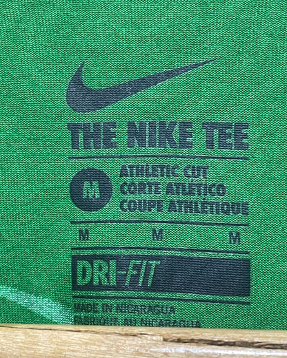 Nike Green Sport T Shirt  For Men Medium