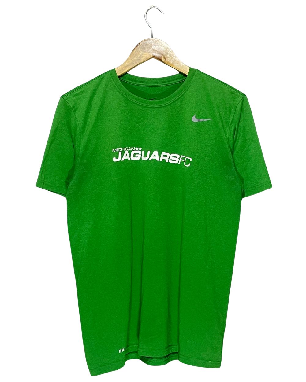 Nike Green Sport T Shirt  For Men Medium