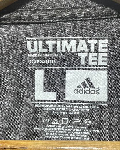 Adidas Gray Sport T Shirt  For Men Large
